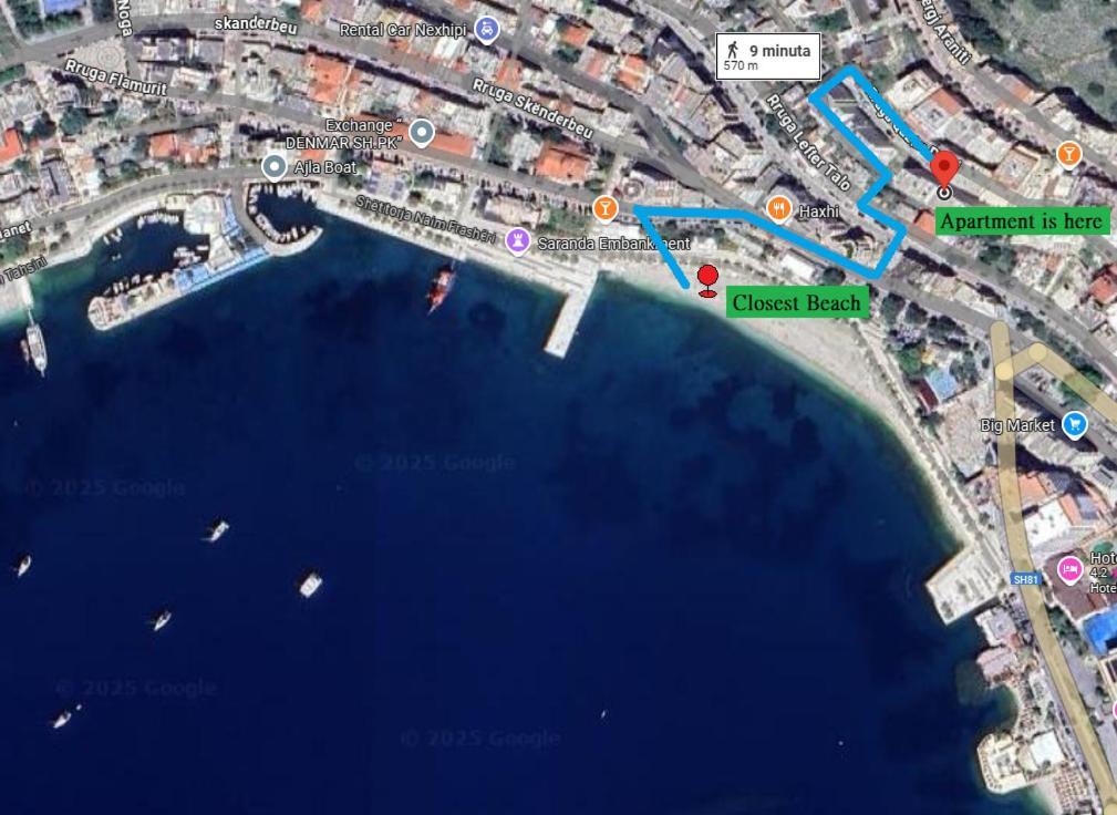 Veranda Sea View Apartment Σαράντα Εξωτερικό φωτογραφία